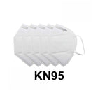 5x mascarilla respiradora KN95 95% rendimiento de filtro FPP2 comparable de 4 capas