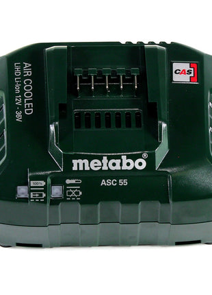 Set básico Metabo 1x batería Li-Power 18 V 4,0 Ah CAS Li-Ion (625591000) + cargador ASC 55 (627044000)