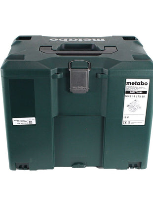 Metabo MKS 18 LTX 58 scie circulaire à métaux sur batterie 18V 165 mm Solo (600771840) + MetaLoc - sans batterie, sans chargeur