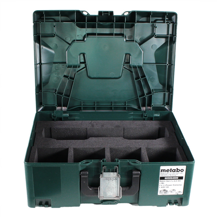 Maletín Metabo MetaLoc II (626431000) + Inserto Metabo para cargador ASC 145 DUO y 4 baterías de 18 V
