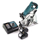 Makita DRS 780 RF Akku Handkreissäge 36V ( 2x18V ) 185 mm Brushless + 2x Akku 3,0Ah + Ladegerät - Toolbrothers