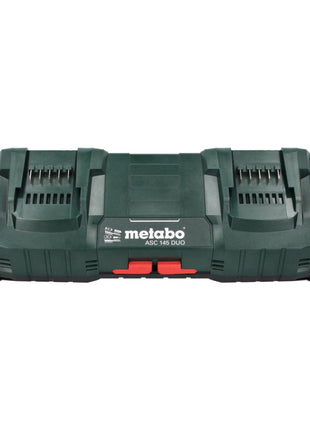 Metabo Basis Set 4x LiHD Akkupack 18 V 5,5 Ah Li-Ion Akku CAS System ( 685180000 ) + ASC 145 DUO Doppel Ladegerät + metaBOX - Toolbrothers