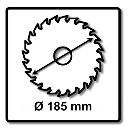 Hoja de sierra circular Makita SPECIALIZED 185 x 30 x 2 mm 40 dientes (B-33174)