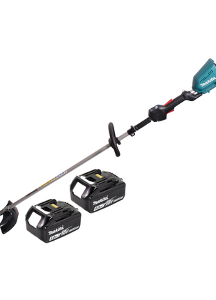 Cortacésped a batería Makita DUR 368 LT2 36V (2x18V) sin escobillas + 2x batería 5.0Ah - sin cargador