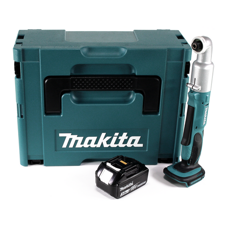 Makita DTL 061 F1J Akku Winkelschlagschrauber 18V 1/4" 60Nm + 1x Akku 3,0Ah + Makpac - ohne Ladegerät