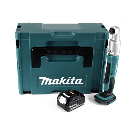 Makita DTL 061 T1J llave de impacto angular a batería 18V 1/4" 60Nm + 1x batería 5.0Ah + Makpac - sin cargador