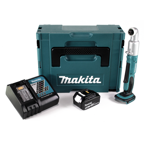 Makita DTL 061 RT1J llave de impacto angular inalámbrica 18V 1/4" 60Nm + 1x batería 5.0Ah + cargador + Makpac