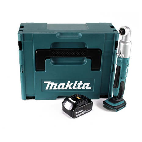 Makita DTL 061 G1J llave de impacto angular inalámbrica 18V 1/4" 60Nm + 1x batería 6.0Ah + Makpac - sin cargador