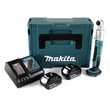 Makita DTL 061 RGJ llave de impacto angular a batería 18V 1/4" 60Nm + 2x baterías 6.0Ah + cargador + Makpac