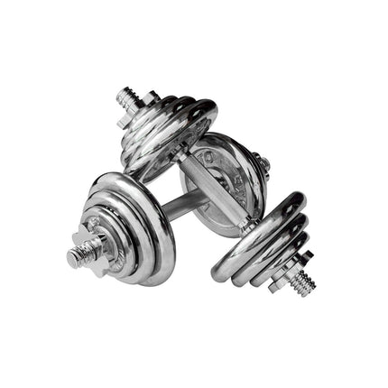 Set completo de entrenamiento con barra de dominadas de 60-90 cm + 2 mangos para flexiones + juego de mancuernas de 15 kg de hierro fundido + rodillo abdominal con rueda