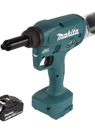 Makita DRV 250 M1 Remachadora a batería 18V 20kN sin escobillas + 1x batería 4.0Ah - sin cargador