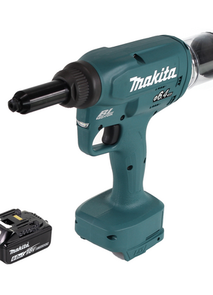 Makita DRV 250 G1 remachadora a batería 18V 20kN sin escobillas + 1x batería 6.0Ah - sin cargador