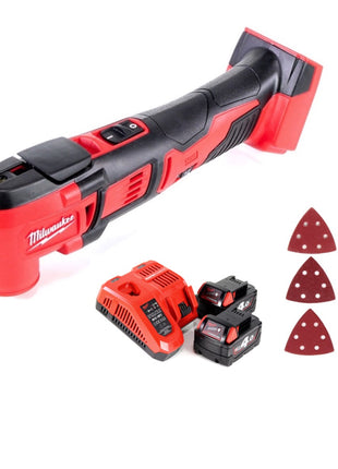 Herramienta multifuncional a batería Milwaukee M18 BMT-402C 18V (4933446203) + 2x batería 4.0Ah + cargador