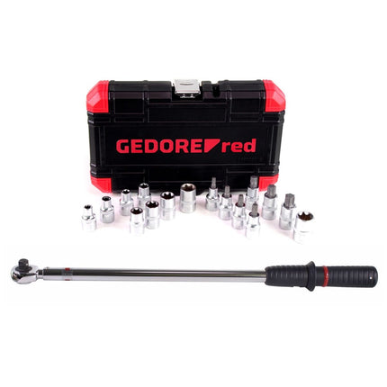 Facom S.208-340 llave dinamométrica 1/2" 60 - 340Nm + juego de 16 llaves de vaso 1/2" (R68003016)