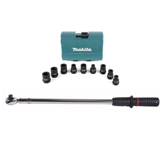 Facom S.208-340 llave dinamométrica 1/2" 60 - 340Nm + juego de 9 llaves de vaso 1/2" (B-66232)