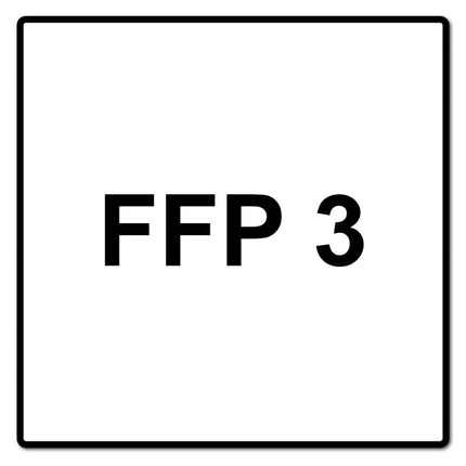 FFP3 Atemschutzmaske 4-Schichten 5Stk. EN149 2001 A1:2009