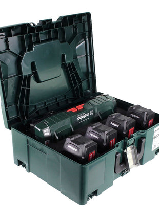 Set básico Metabo con 4x baterías Li-Power 5,2Ah + ASC 145 DUO + ​​Metaloc