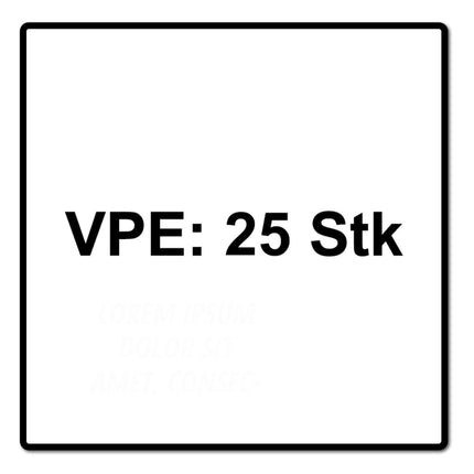Metabo Novorapid TF41 Trennscheibe Inox 125x22,23 mm 25 Stk. ( 25x 616271000 ) für Winkelschleifer