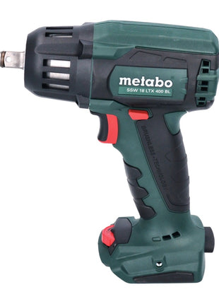 Metabo SSW 18 LTX 400 BL Llave de impacto a batería 18 V 400 Nm 1/2" (602205840) Brushless + metaBOX - sin batería, sin cargador