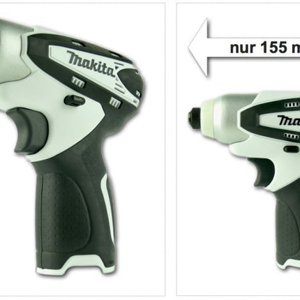 Makita TD090 D 10,8 V Li-ion Akku Schlagschrauber WEISS + 1x Makita BL1013 Akku - Toolbrothers