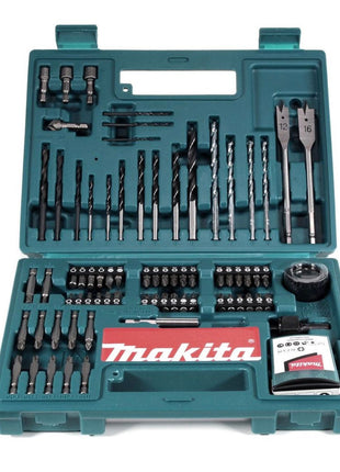 Makita DHP 482 SFK  Akku Schlagbohrschrauber 18 V 62Nm + 1x Akku 3,0Ah + Ladegerät + 100 tlg. Bit Bohrer Set + Koffer - Toolbrothers