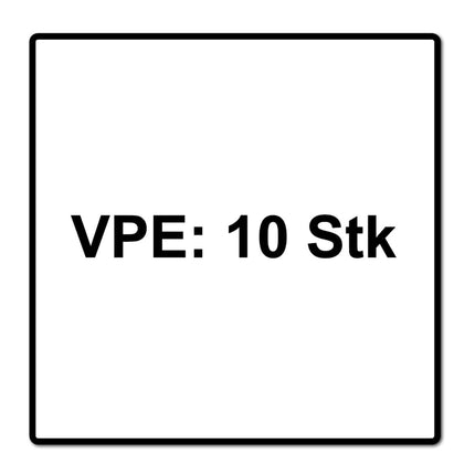 Tuerca de cambio rápido Metabo M14 10 piezas (630832000) para amoladoras angulares de hasta Ø 150 mm