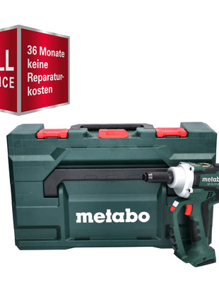 GRATIS 3 años de servicio completo protección integral Metabo NP 18 LTX BL 5.0 remachadora ciega a batería 18 V 10 kN sin escobillas (619002840) + metaBOX - sin batería, sin cargador