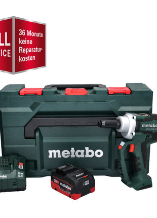 GRATIS 3 años de servicio completo protección integral Metabo NP 18 LTX BL 5.0 remachadora ciega a batería 18 V 10 kN sin escobillas + 1x batería 5,5 Ah + cargador + metaBOX