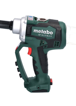 GRATIS 3 años de servicio completo protección integral Metabo NP 18 LTX BL 5.0 remachadora ciega a batería 18 V 10 kN sin escobillas + 1x batería 5,5 Ah + cargador + metaBOX