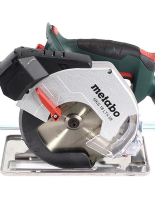 GRATIS 3 años de servicio completo protección integral Metabo MKS 18 LTX 58 Sierra circular para metal a batería 18V 165 mm Solo (600771840) + MetaLoc - sin batería, sin cargador