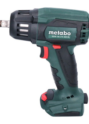 Metabo SSW 18 LTX 400 BL Akku Schlagschrauber 18 V 400 Nm 1/2" Brushless + 1x Akku 4,0 Ah + Ladegerät + metaBOX