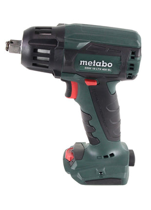 Metabo SSW 18 LTX 400 BL Atornillador de impacto a batería 18 V 400 Nm 1/2" sin escobillas + 1x batería 5,2 Ah + metaBOX - sin cargador