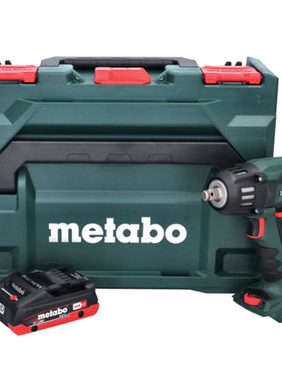 Metabo SSW 18 LTX 400 BL Atornillador de impacto a batería 18 V 400 Nm 1/2" sin escobillas + 1x batería 4,0 Ah + metaBOX - sin cargador