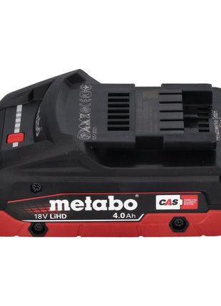 Metabo SSW 18 LTX 400 BL Atornillador de impacto a batería 18 V 400 Nm 1/2" sin escobillas + 1x batería 4,0 Ah + metaBOX - sin cargador