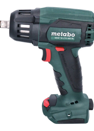 Metabo SSW 18 LTX 400 BL akumulatorowy klucz udarowy 18 V 400 Nm 1/2" bezszczotkowy + 2x akumulator 4,0 Ah + ładowarka + metaBOX