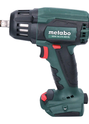 Metabo SSW 18 LTX 400 BL Atornillador de impacto a batería 18 V 400 Nm 1/2" sin escobillas + 1x batería 5,5 Ah + metaBOX - sin cargador