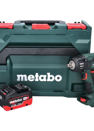 Clé à chocs sans fil Metabo SSW 18 LTX 400 BL 18 V 400 Nm 1/2" brushless + 1x batterie 8,0 Ah + metaBOX - sans chargeur