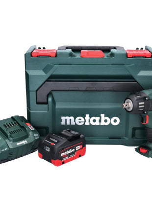 Visseuse à chocs sans fil Metabo SSW 18 LTX 400 BL 18 V 400 Nm 1/2" sans balai + 1x batterie 8,0 Ah + chargeur + métaBOX