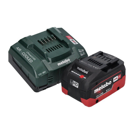 Metabo SSW 18 LTX 400 BL Atornillador de impacto a batería 18 V 400 Nm 1/2" sin escobillas + 1x batería 8,0 Ah + cargador + metaBOX