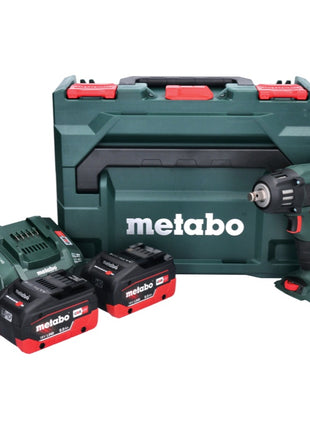 Metabo SSW 18 LTX 400 BL Akku Schlagschrauber 18 V 400 Nm 1/2" Brushless + 2x Akku 8,0 Ah + Ladegerät + metaBOX