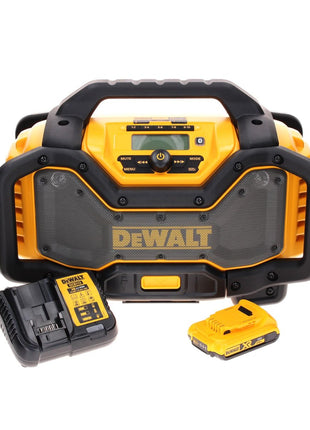 Radio à batterie DeWalt DCR 027 D1 DAB+ 10,8-18,0 V + 1x batterie 2,0 Ah + chargeur