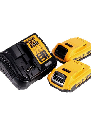 DeWalt DCR 027 D2 radio de batería DAB+ 10,8-18,0 V + 2x baterías 2,0 Ah + cargador