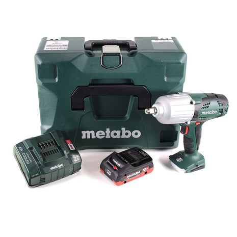 Metabo SSW 18 LTX 600 Akku Schlagschrauber 18 V 600 Nm 1/2" + 1x LiHD Akku 4,0 Ah + Ladegerät + MetaLoc