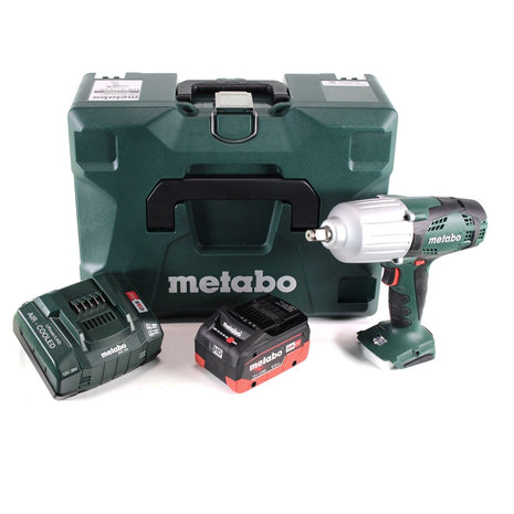 Metabo SSW 18 LTX 600 Akku Schlagschrauber 18 V 600 Nm 1/2" + 1x LiHD Akku 5,5 Ah + Ladegerät + MetaLoc