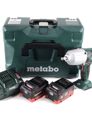 Metabo SSW 18 LTX 600 Akku Schlagschrauber 18 V 600 Nm 1/2" + 2x LiHD Akku 5,5 Ah + Ladegerät + MetaLoc