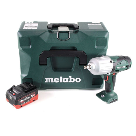 Metabo SSW 18 LTX 600 Atornillador de impacto a batería 18 V 600 Nm 1/2" + 1x batería LiHD 8,0 Ah + MetaLoc - sin cargador