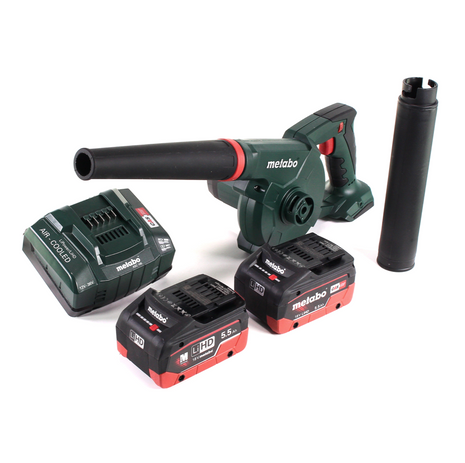 Metabo AG 18 Akku Gebläse 18 V + 2x LiHD Akku 5,5 Ah + Ladegerät - Toolbrothers