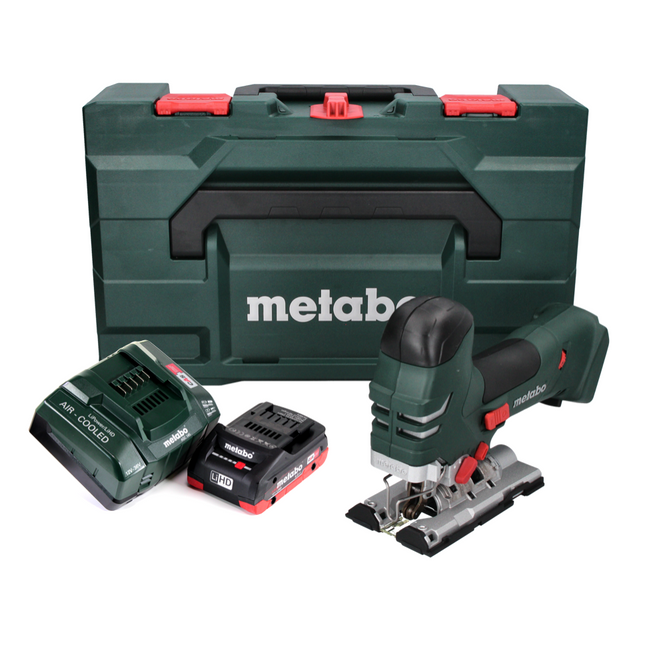 Metabo STA 18 LTX 140 Cordless Jigsaw 18 V + 1x Battery 4.0 Ah + Charger + MetaBOX Case