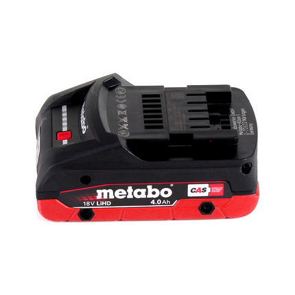 Pistola de cartuchos de batería Metabo KPA 18 LTX 400 18 V + 1x batería LiHD 4,0 Ah - sin cargador