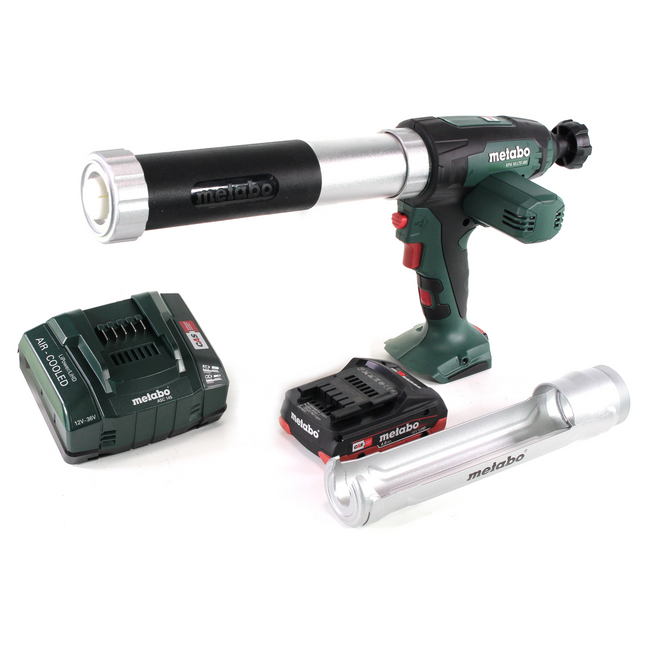 Metabo KPA 18 LTX 400 Akku Kartuschenpistole 18 V + 1x LiHD 4,0 Ah Akkupack + Ladegerät